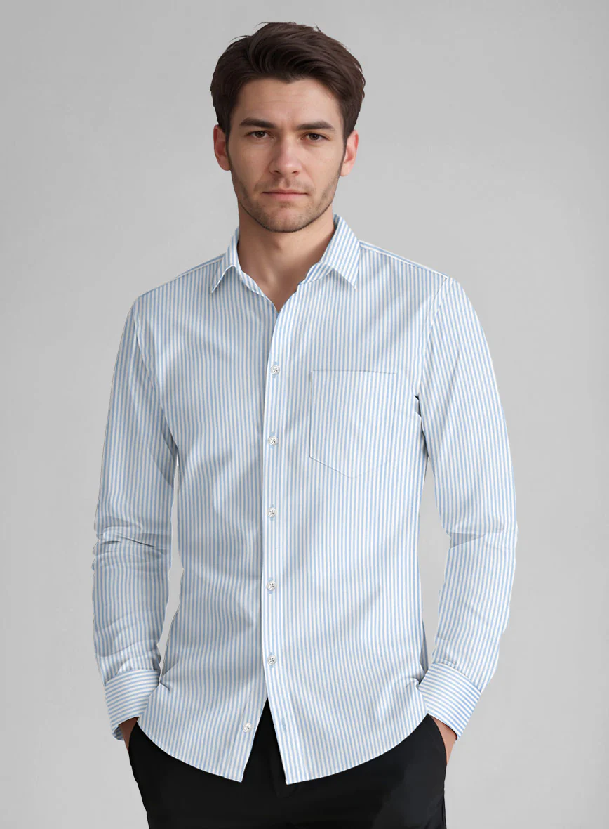 Aero Stripe Cotton Lycra Shirt - Image 3