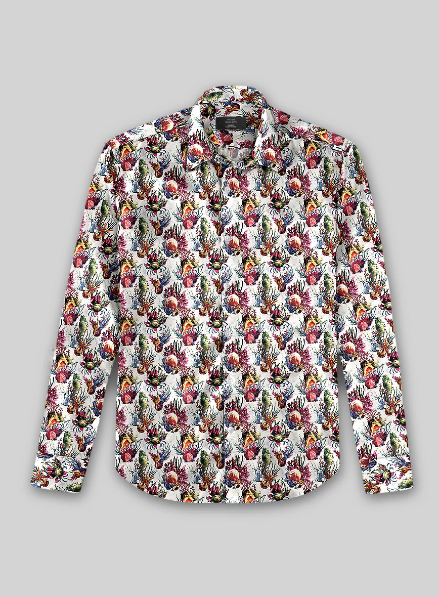 Alain Silk Cotton Shirt - Image 2
