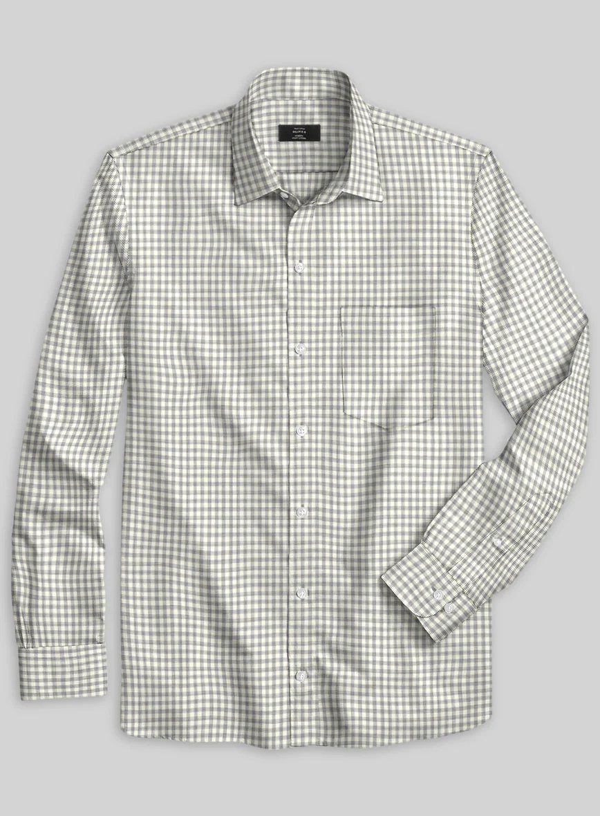 Andri Checks Wool Shirt - Image 2