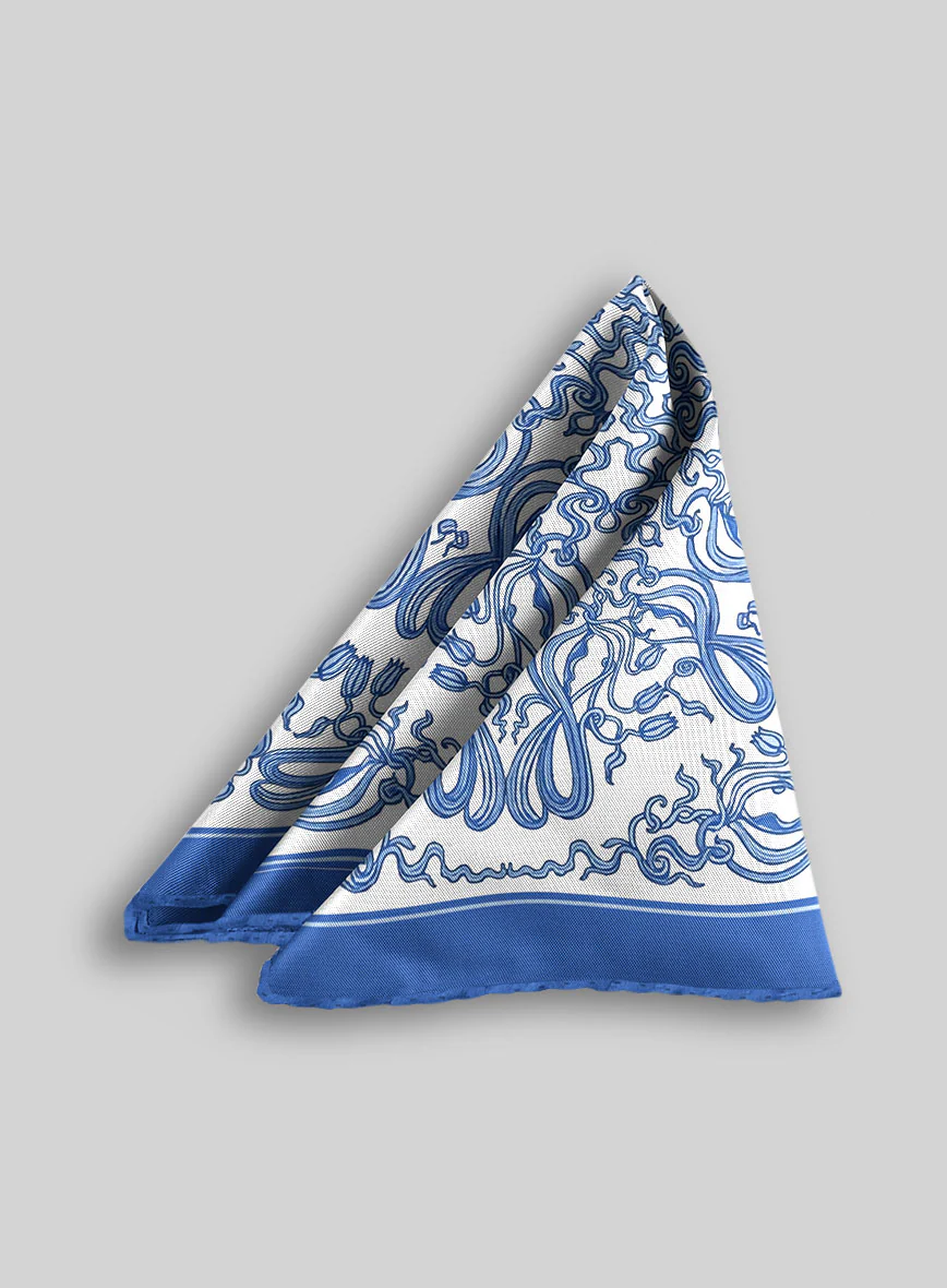 Arabesque Silk Pocket Square - Image 2