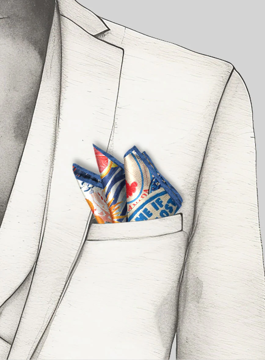 Aurelia Silk Pocket Square - Image 4