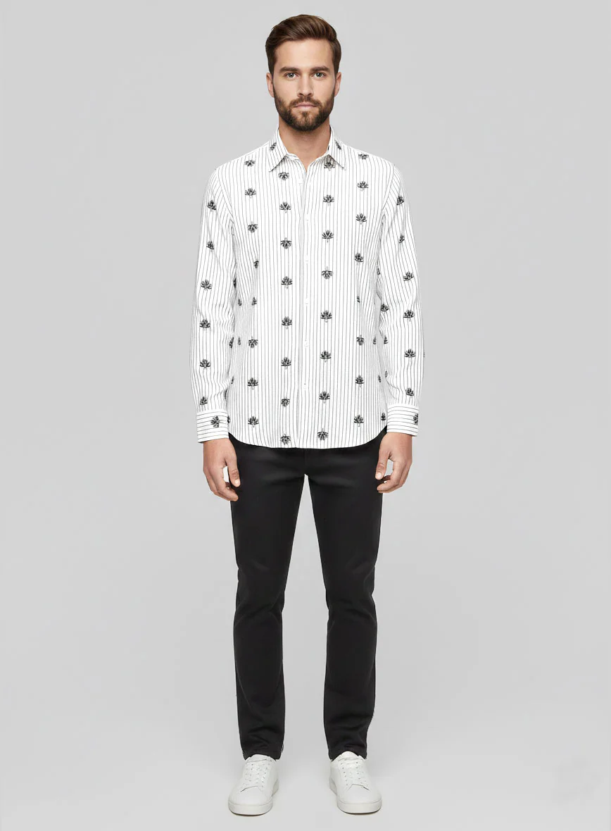 Axis Leaf Cotton Shirt - Image 4