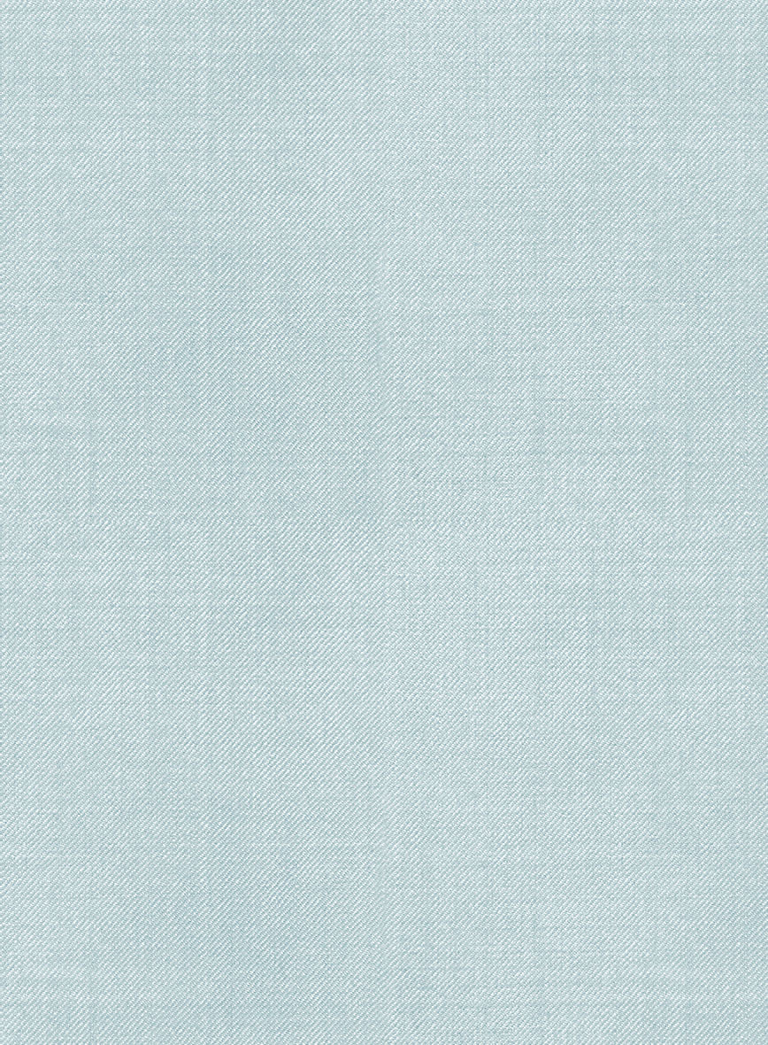 Napolean Wool Baby Blue Suit - Image 7