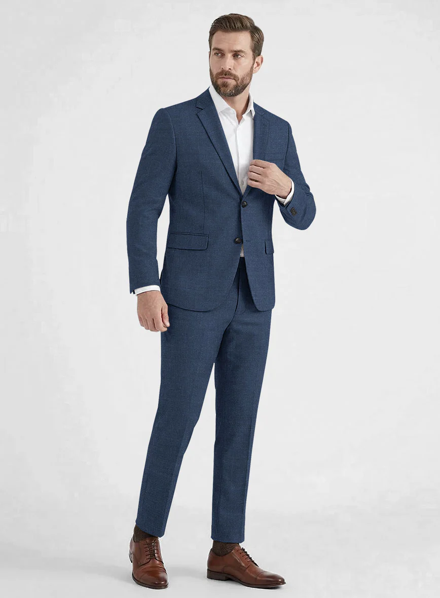 Bamboo Wool Blue Suit