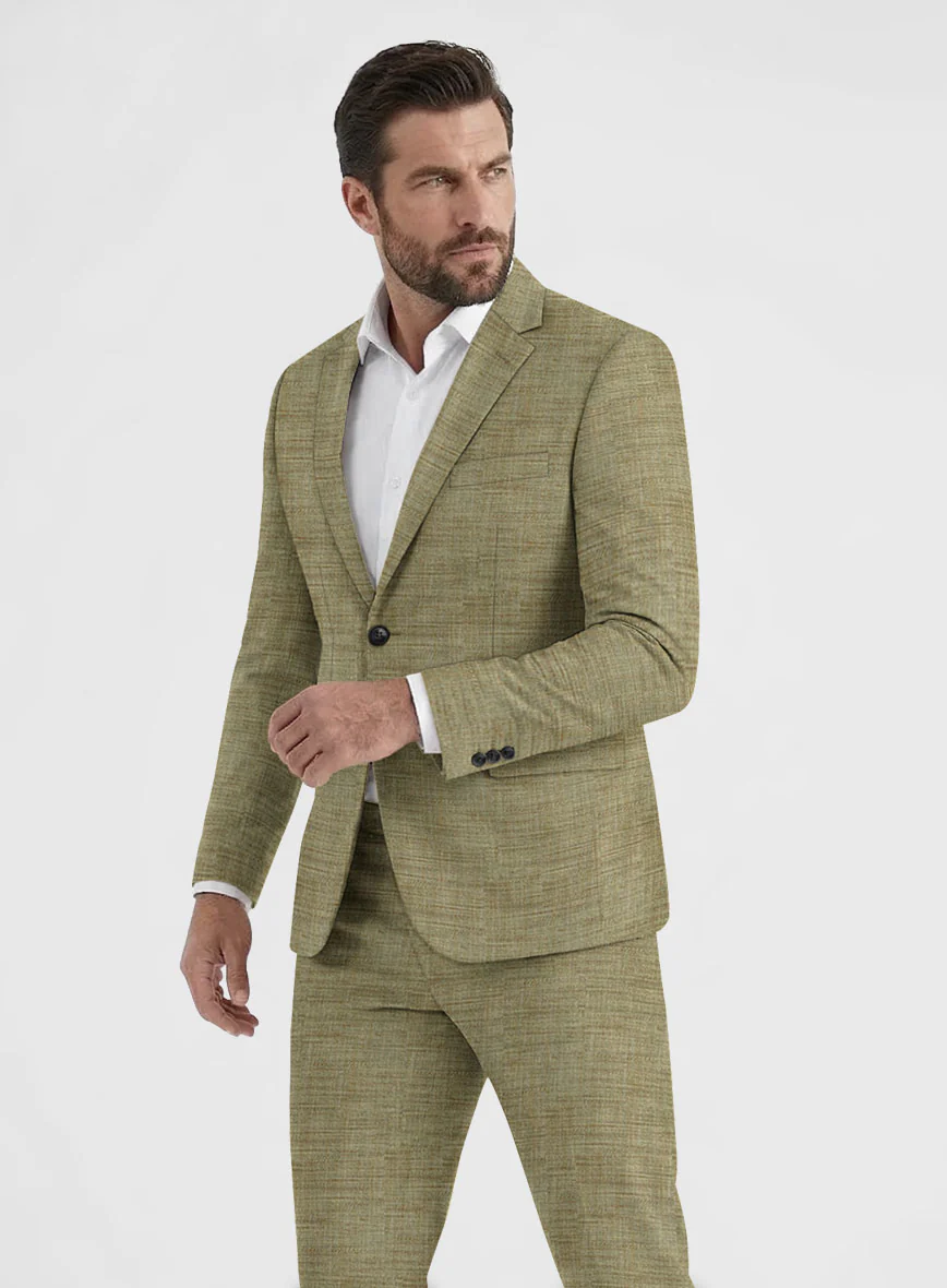 Bamboo Wool Canary Green Jacket - Image 2