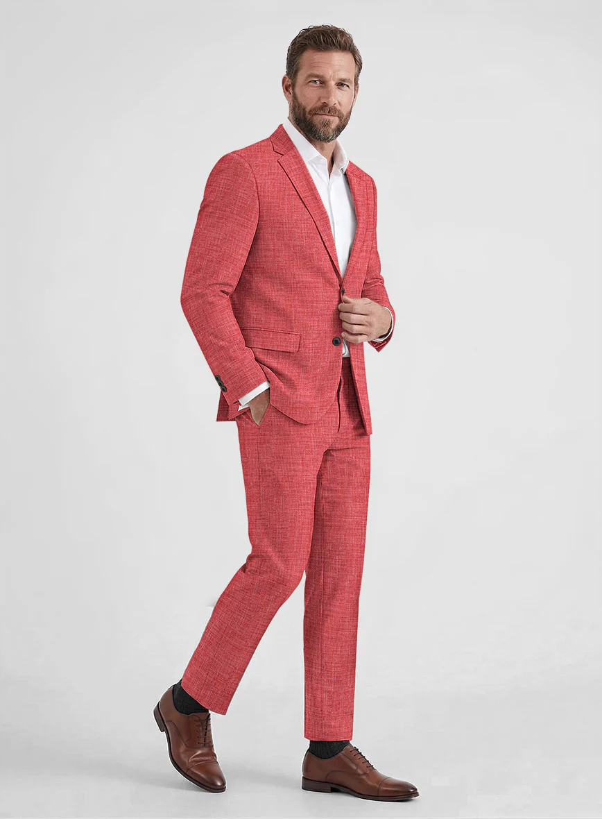 Bamboo Wool Poppy Red Suit