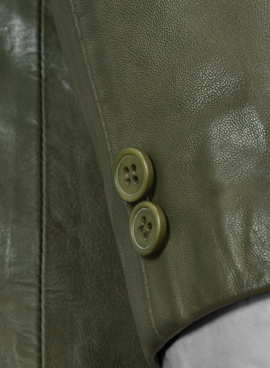 Basicallo Green Leather Suit - Image 4