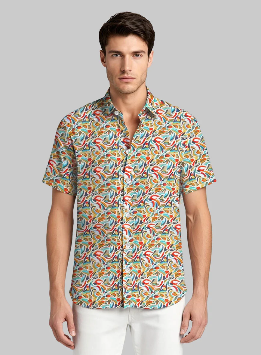 Basilio Silk Cotton Shirt - Image 2