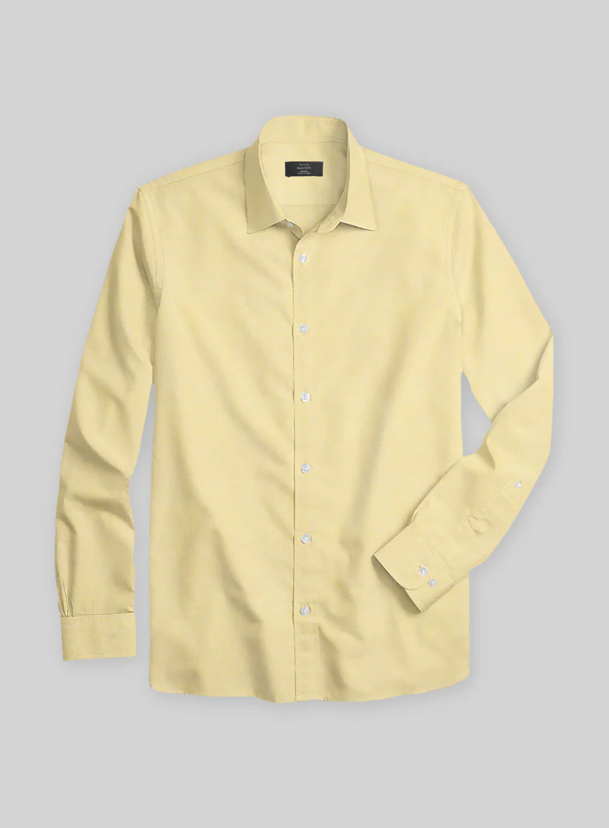 Beige Luxury Twill Shirt - Image 3