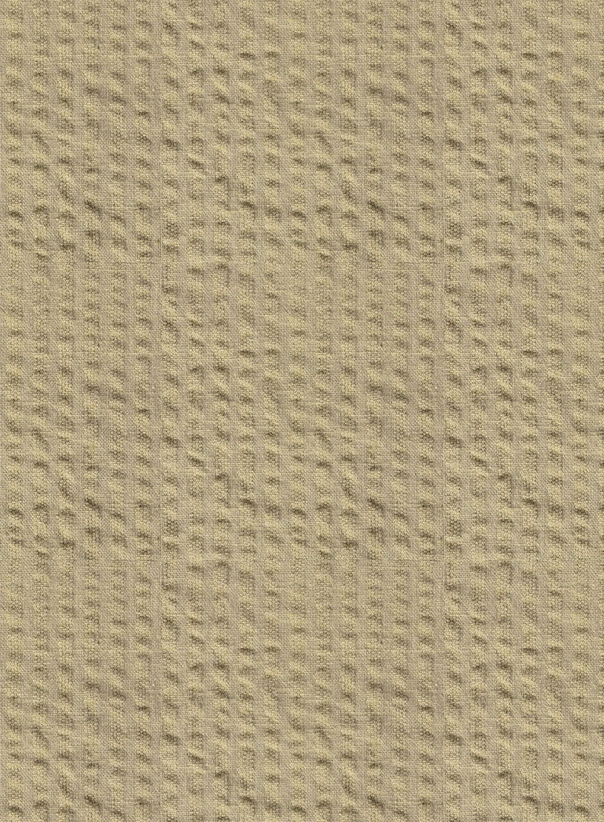Beige Seersucker Jacket - Image 3