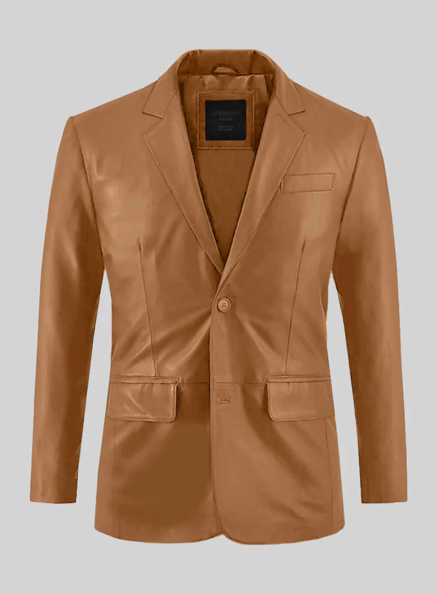 Bella Brown Leather Suit - Image 3