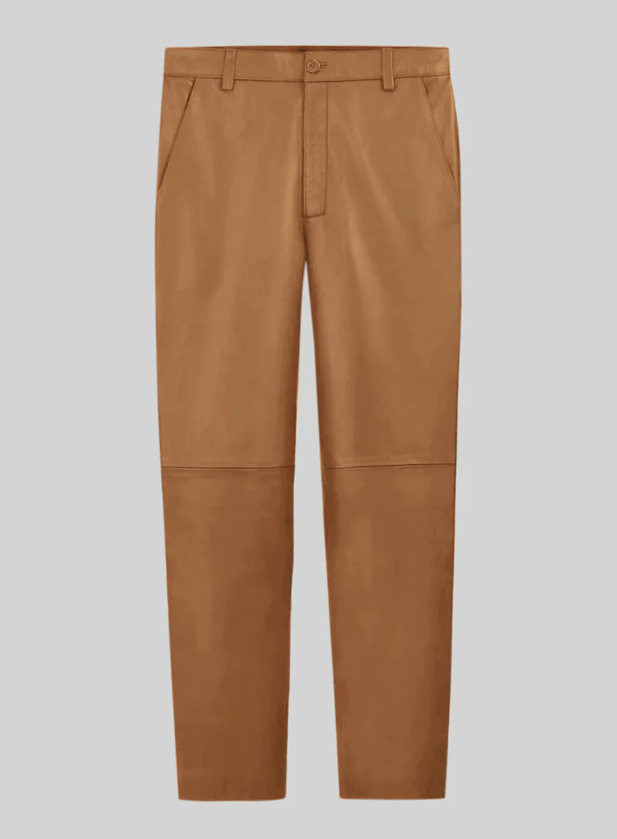 Bella Brown Leather Suit - Image 4