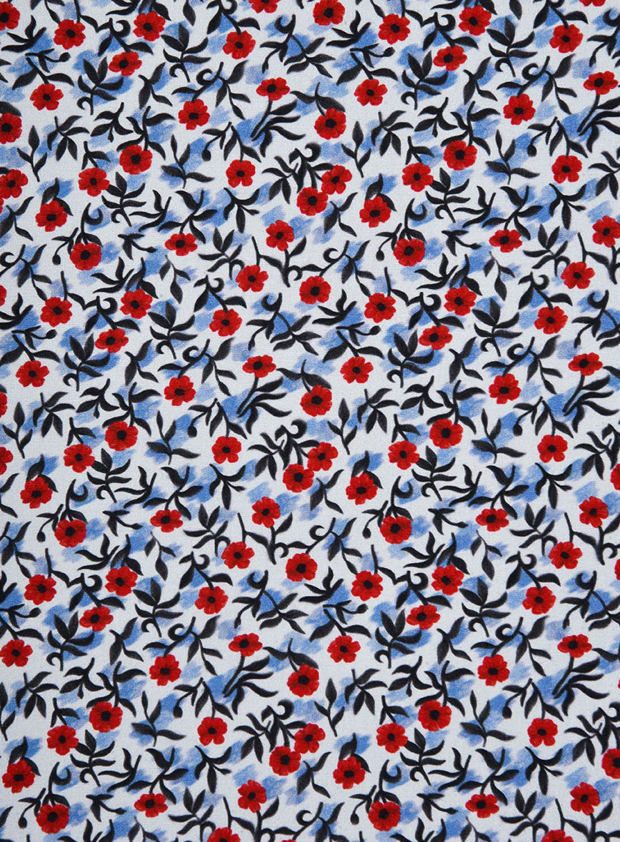 Berry Petal Cotton Shirt - Image 4