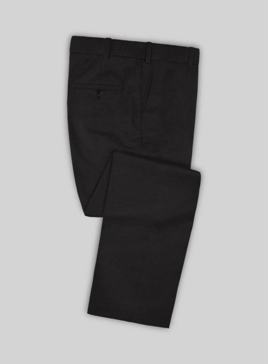 Black Merino Wool Suit - Image 8