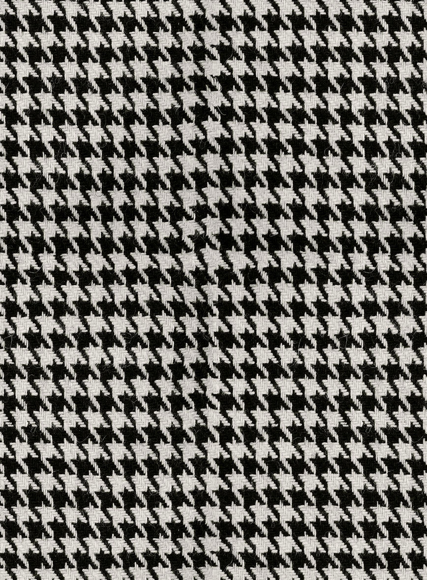 Big Houndstooth BW Tweed Double Breasted Suit - Image 9