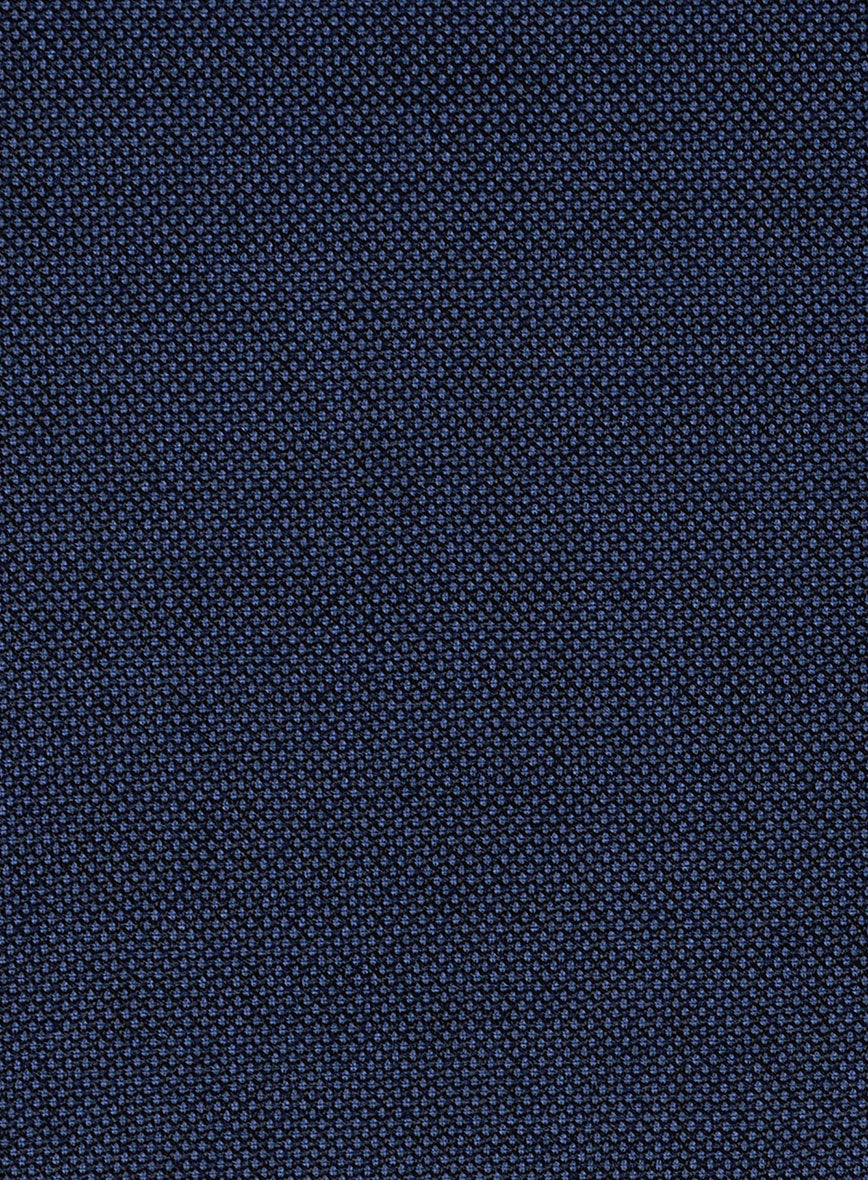 Birdseye Wool Royal Blue Jacket - Image 3