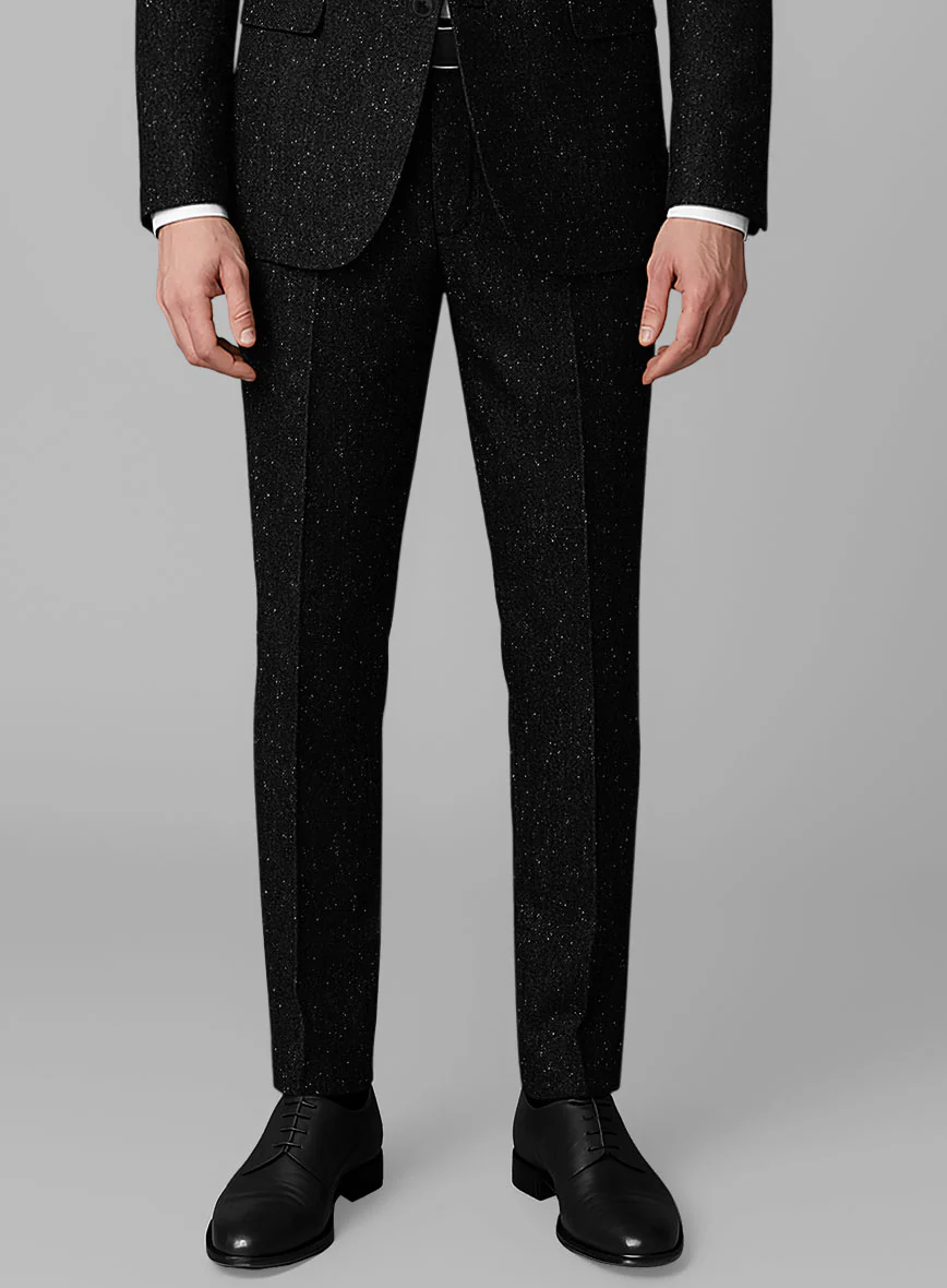 Black Flecks Donegal Tweed Suit - Image 8