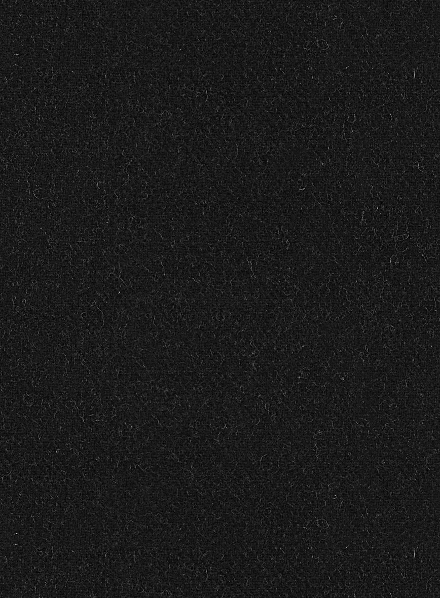 Black Heavy Tweed Pants - Image 4