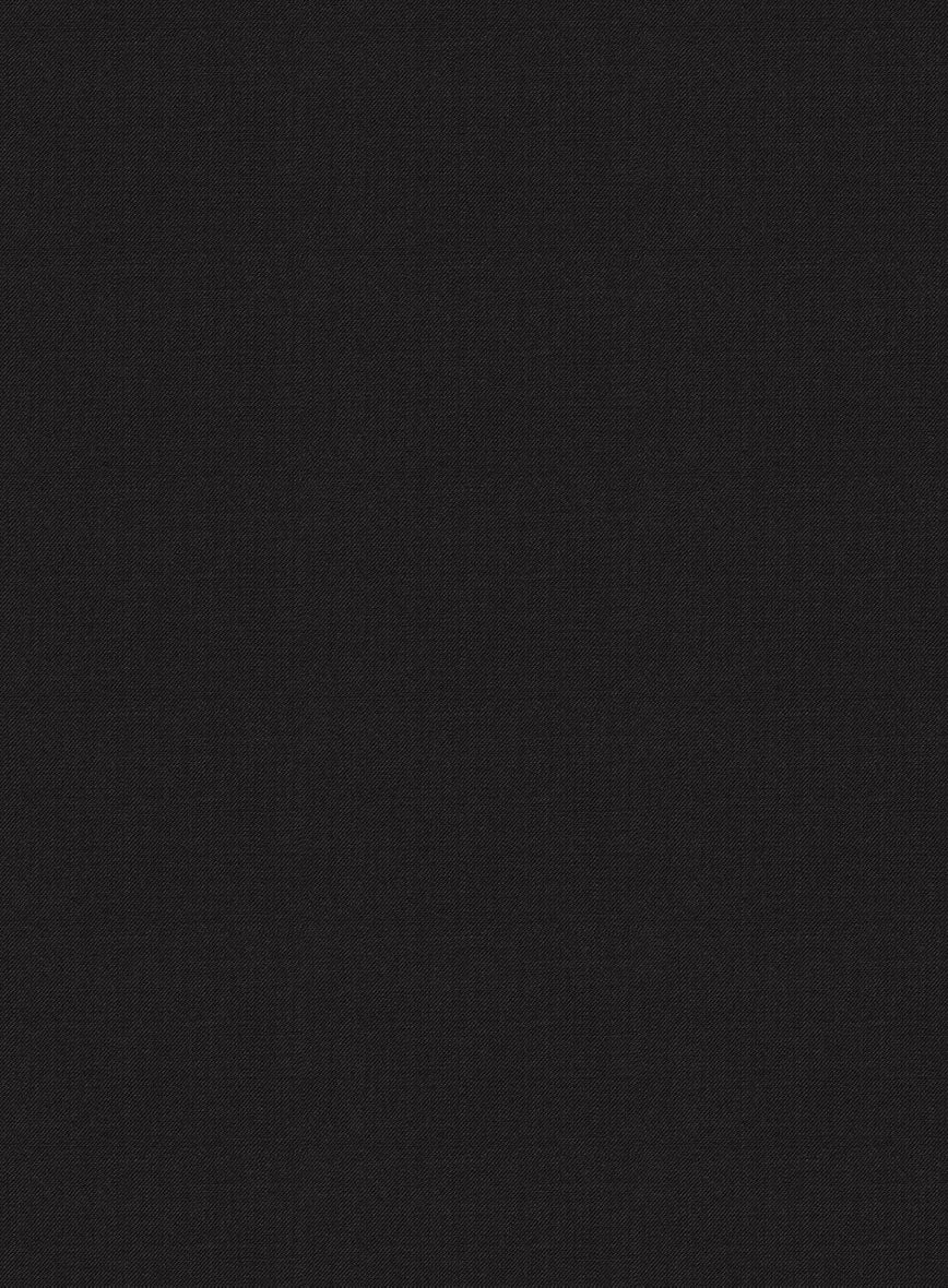 Black Merino Wool Black Bar Trouser - Image 2