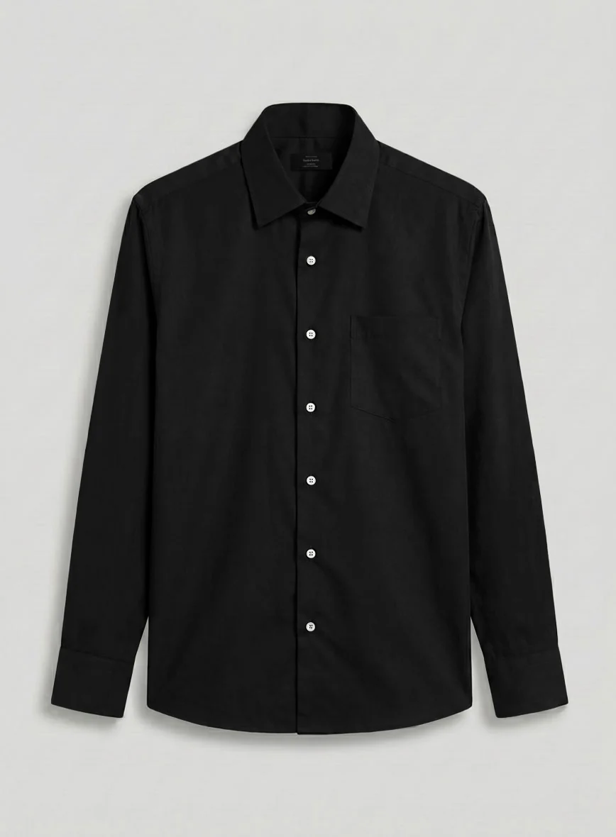 Black Poplene Shirt - Image 3