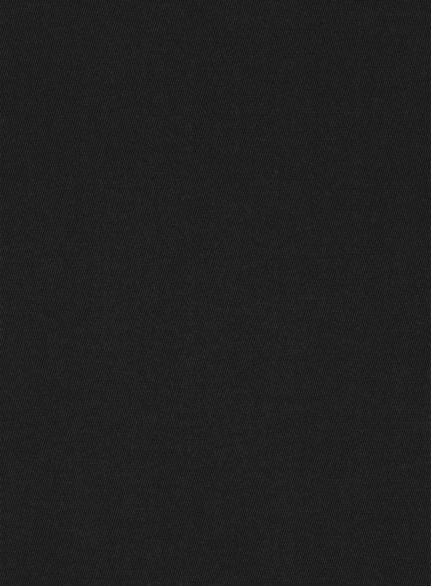 Washed Black Stretch Chino Pants - Image 4