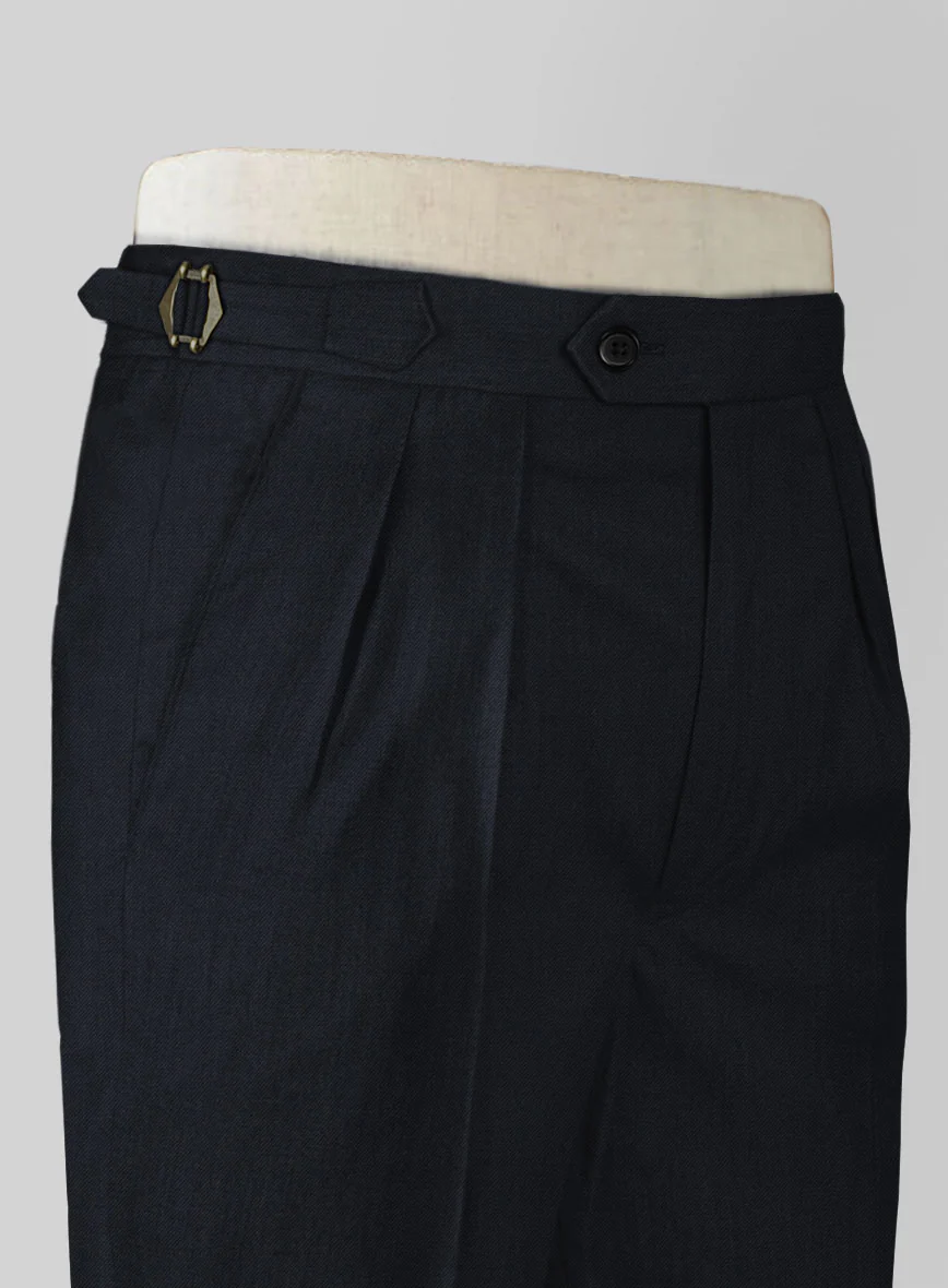 Blue Merino Wool Highland Trousers - Image 5