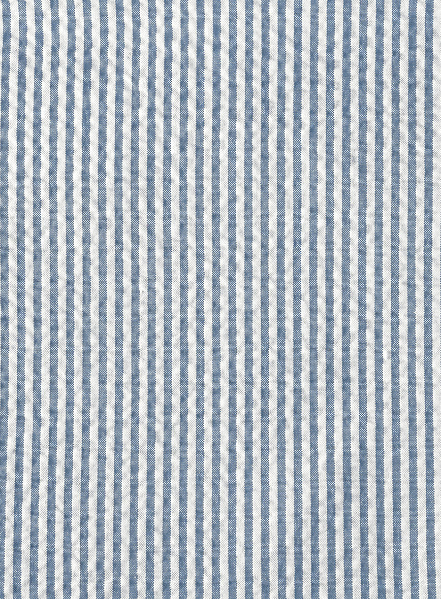 Blue Seersucker Pants - Image 2
