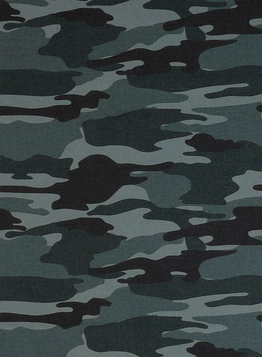 Blue Stretch Camo Pants - Image 3