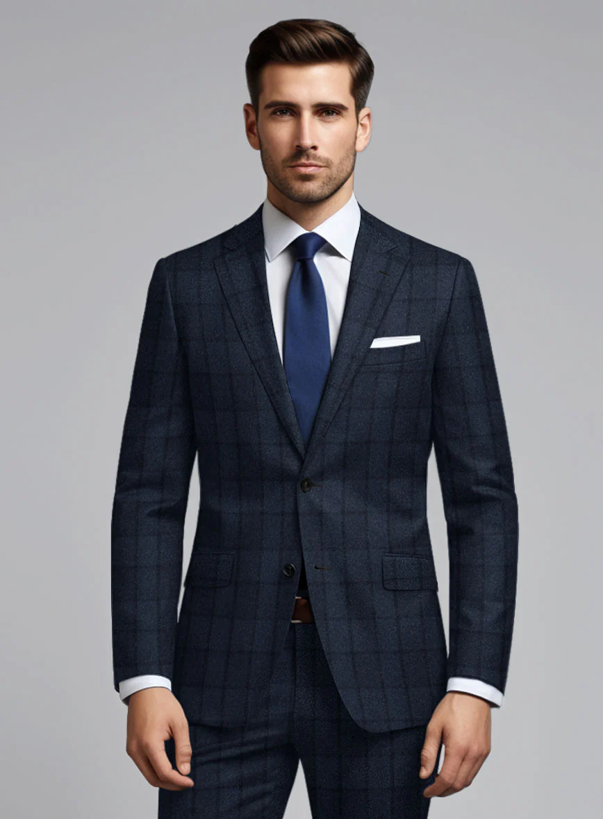 Blue Xavia Cashmere Jacket - Image 2