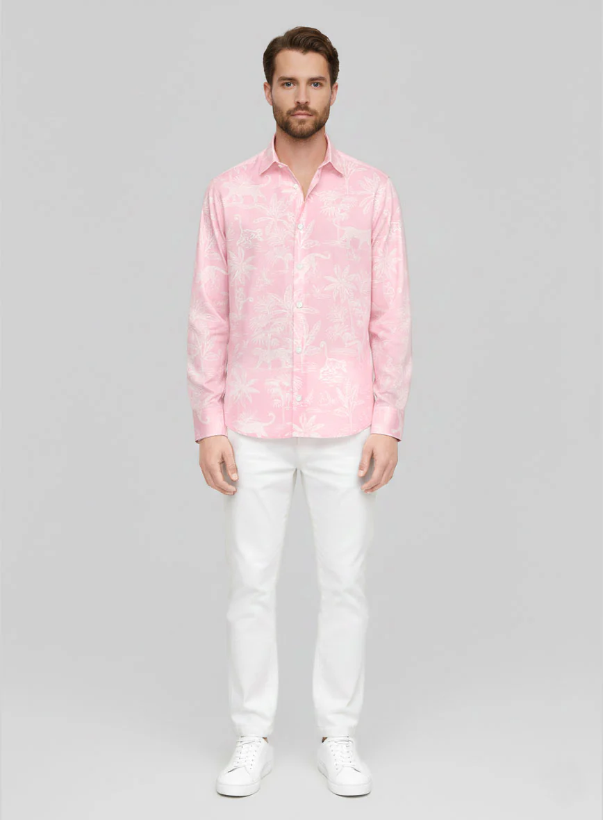 Blush Safari Cotton Shirt - Image 4