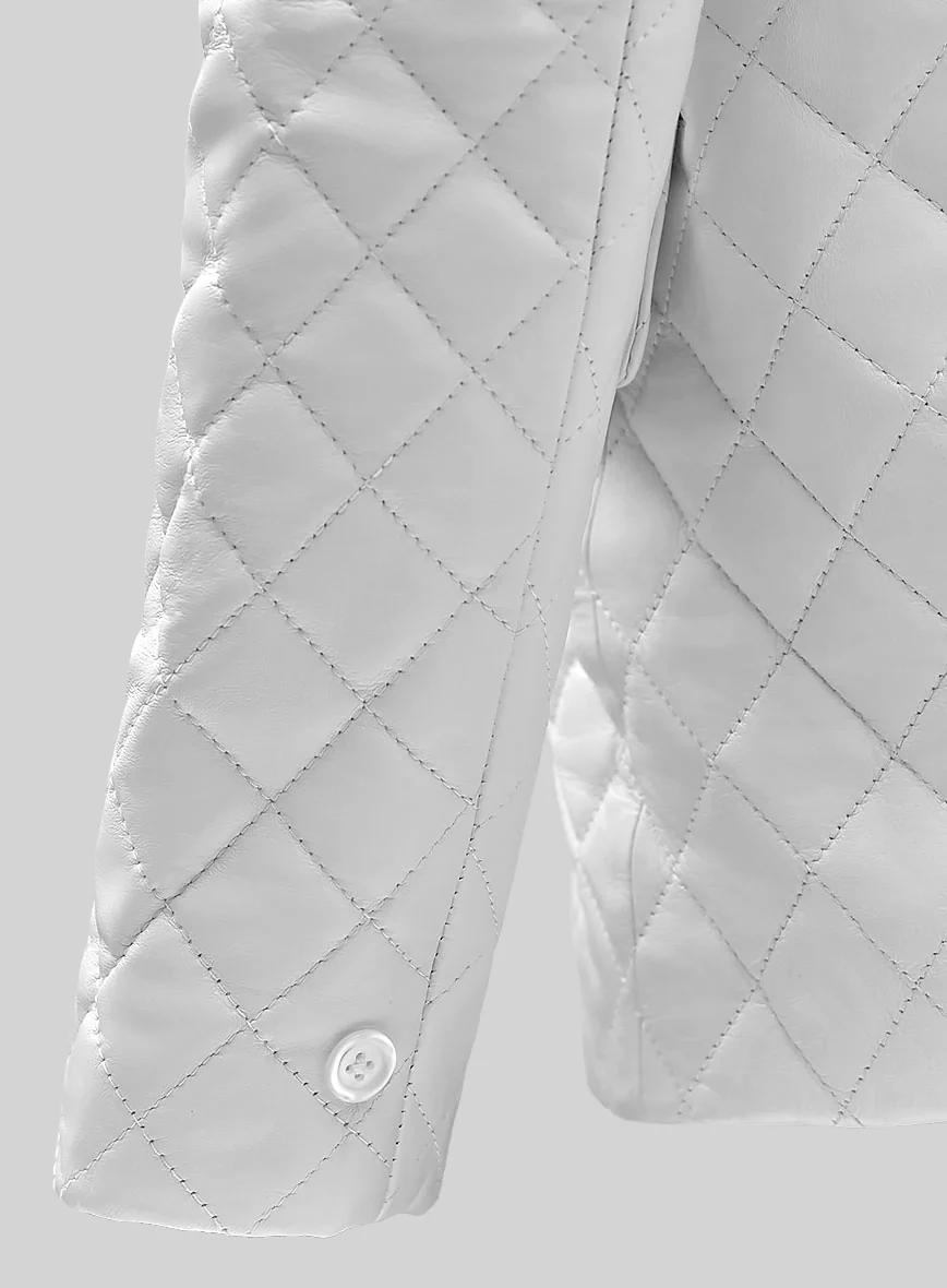 Bocelli Quilted Tuxedo Leather Blazer - Image 5