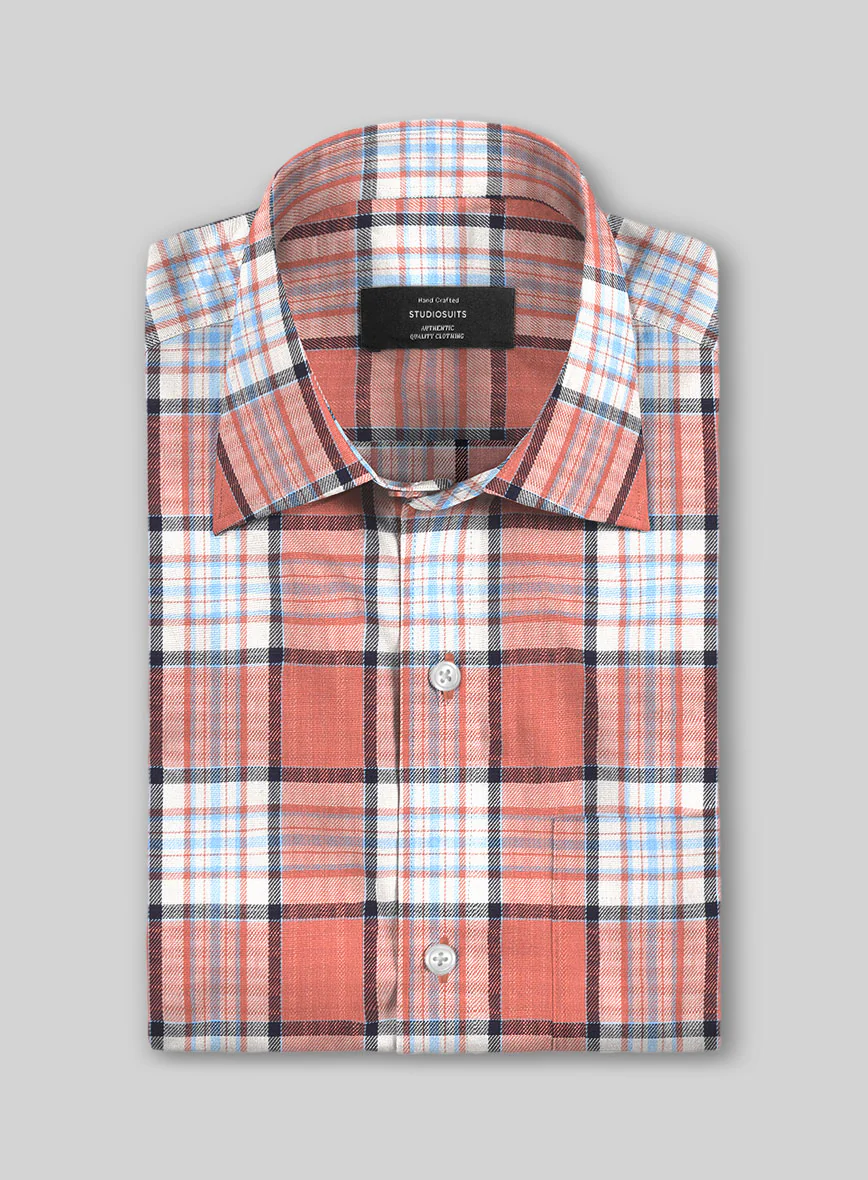 Brickline Check Cotton Shirt