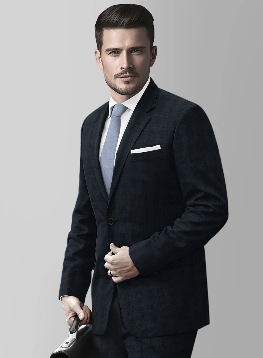 Bristol Alba Blue Checks Jacket - Image 2