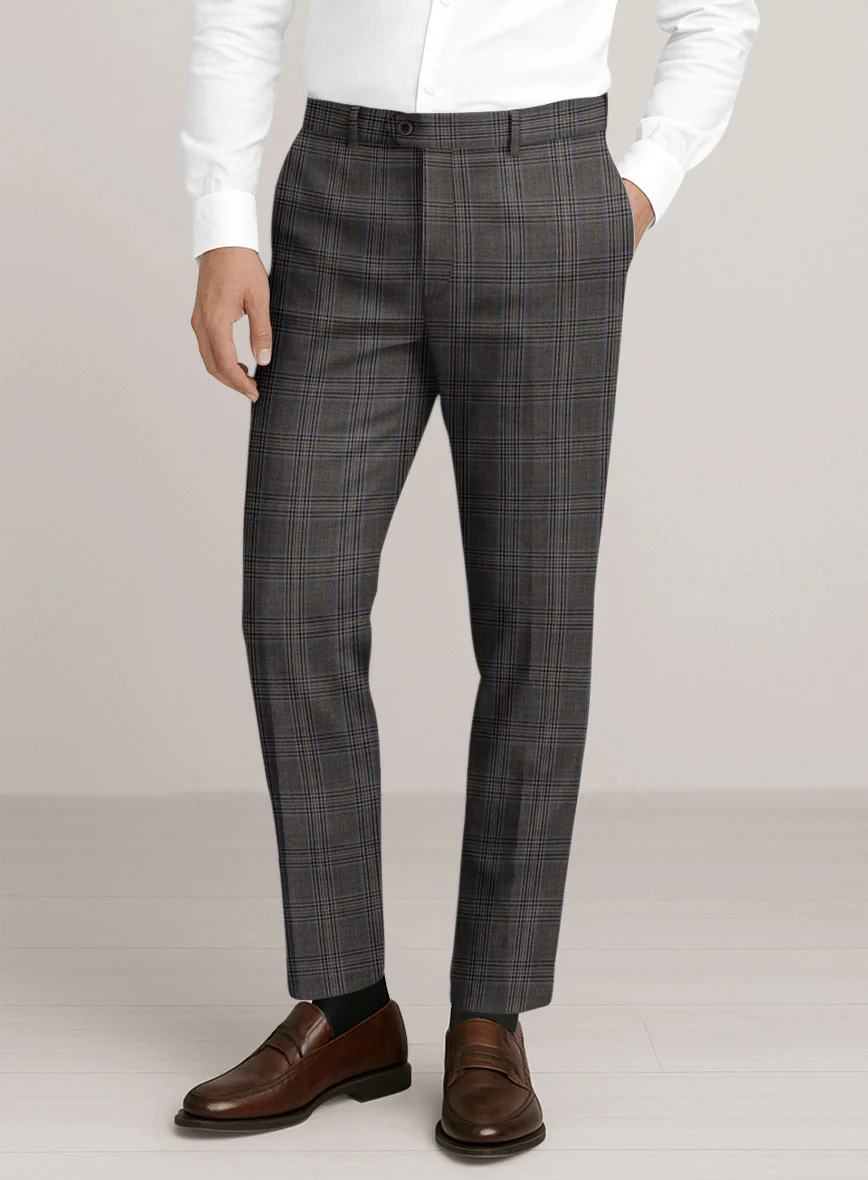Bristol Argento Gray Check Pants