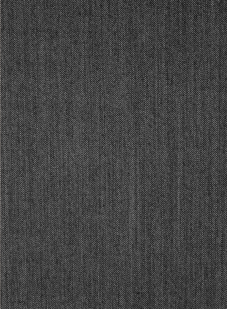 Bristol Ash Gray Herringbone Suit - Image 6