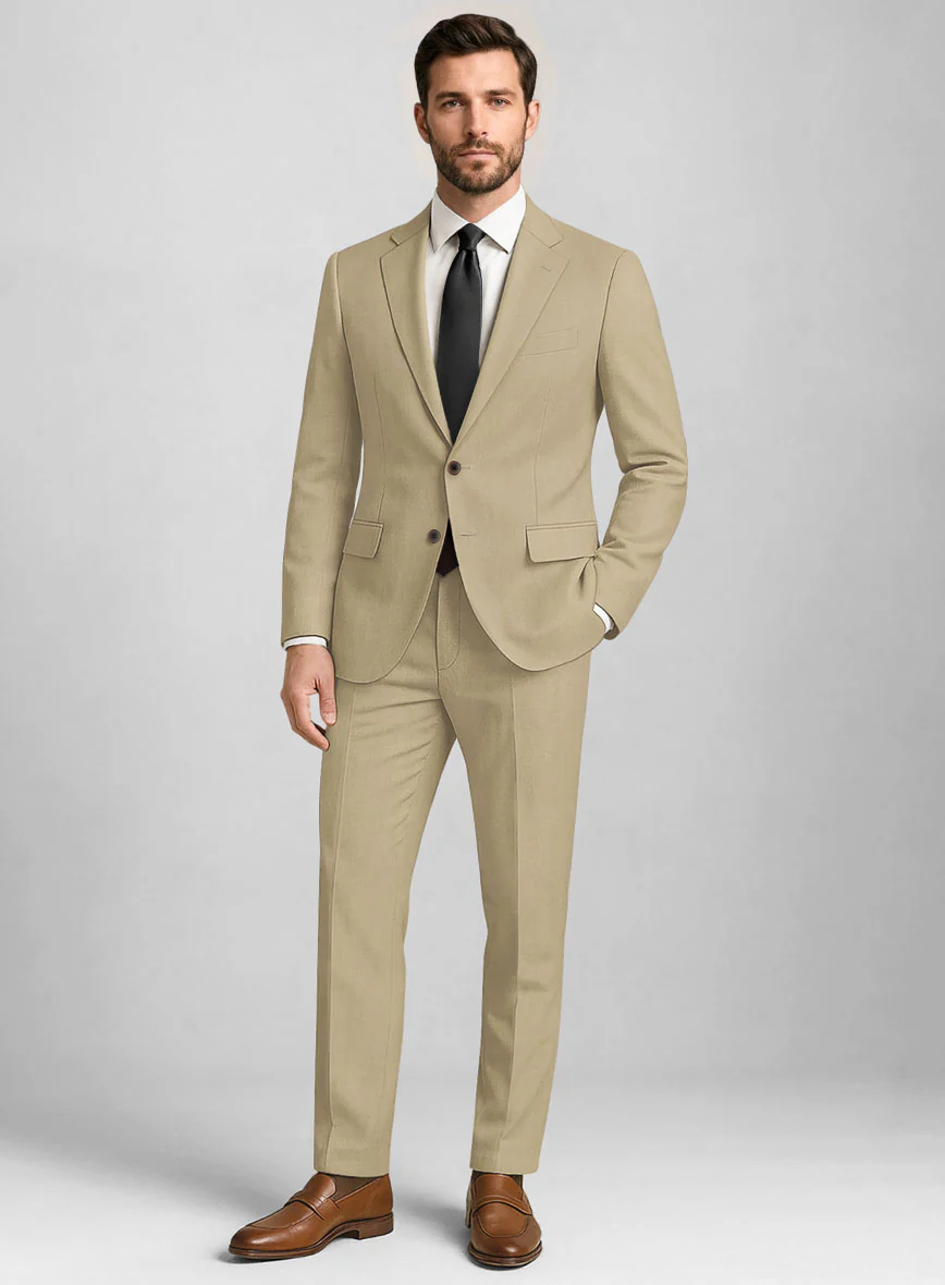 Bristol Beige Wool Suit