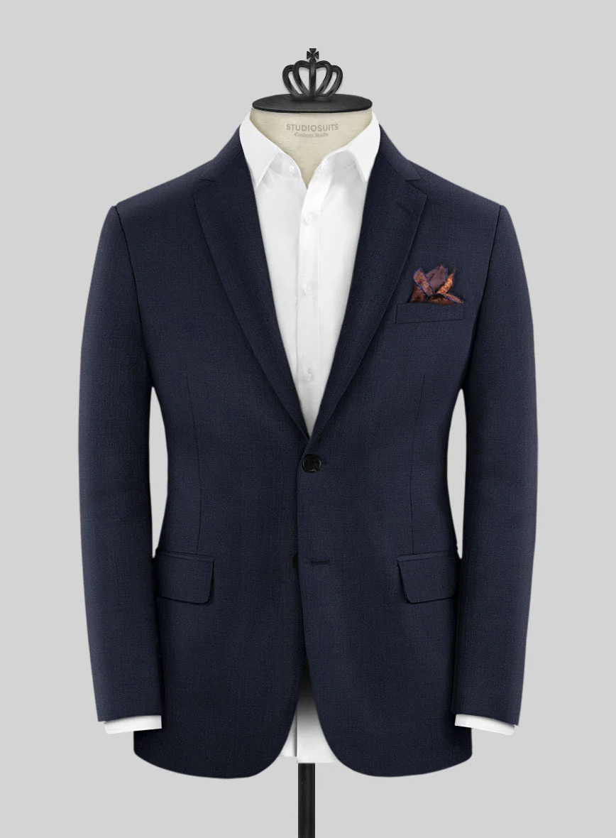 Bristol Blue Herringbone Suit - Image 3