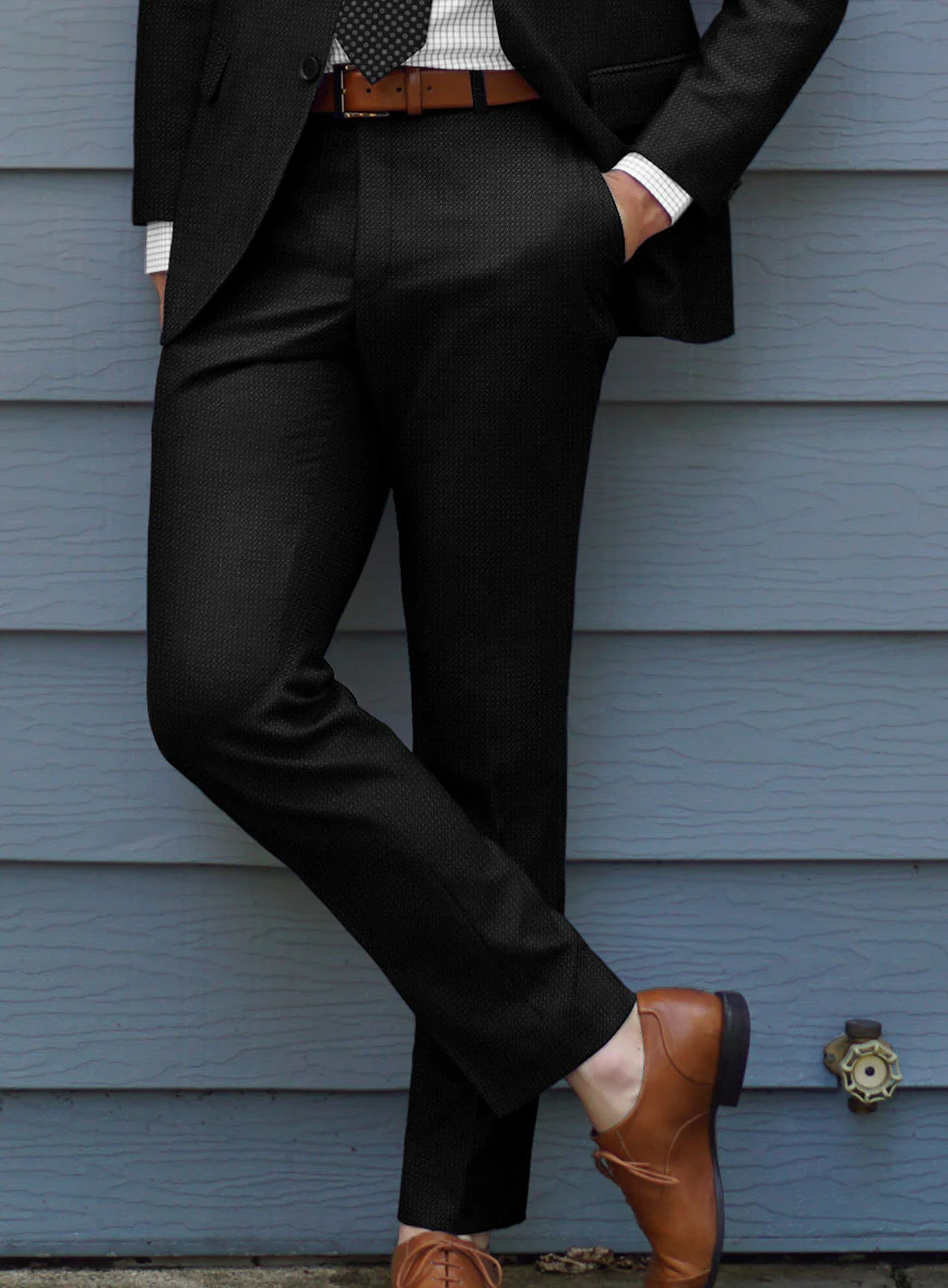 Bristol Bob Weave Black Pants - Image 2