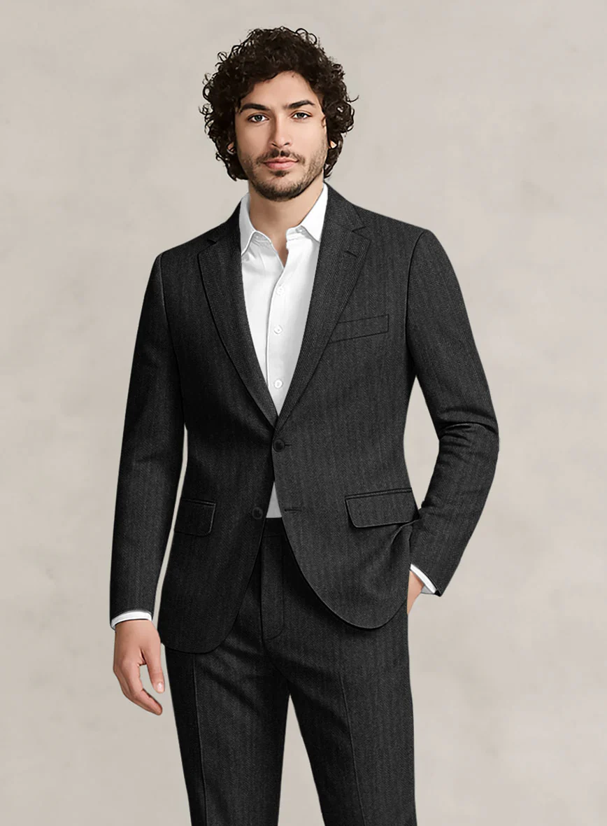 Bristol Carbon Herringbone Jacket - Image 2