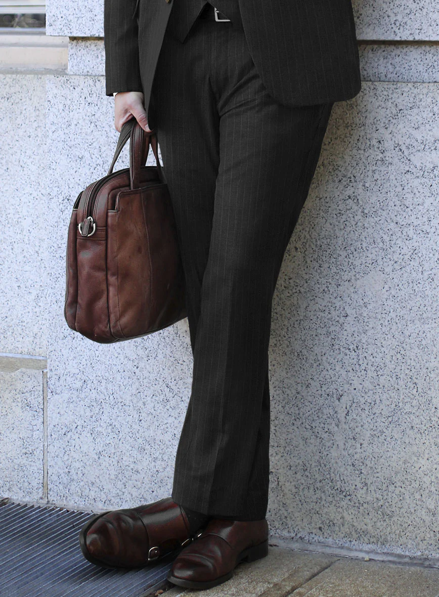 Bristol Charcoal Chalkstripe Suit - Image 4