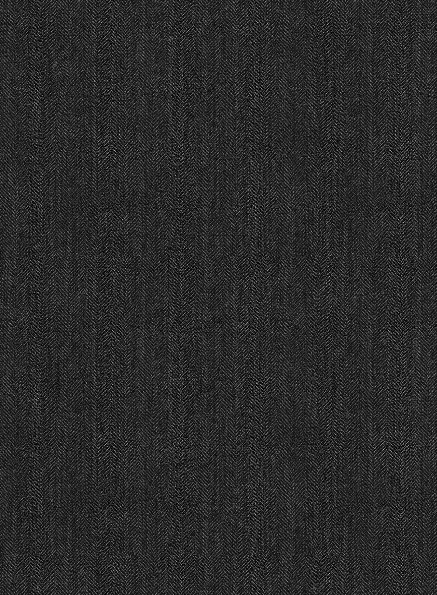 Bristol Charcoal Herringbone Jacket - Image 2