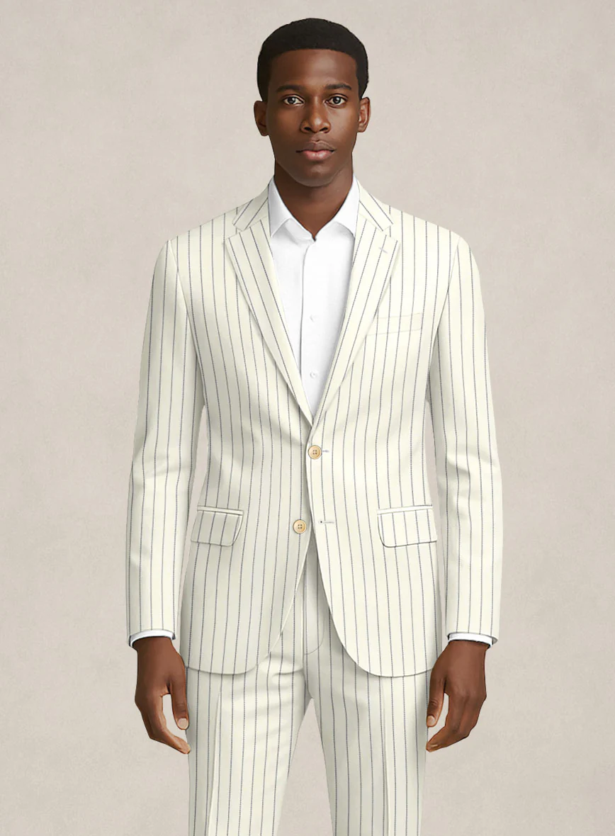 Bristol Cream Rope Stripe Jacket - Image 2