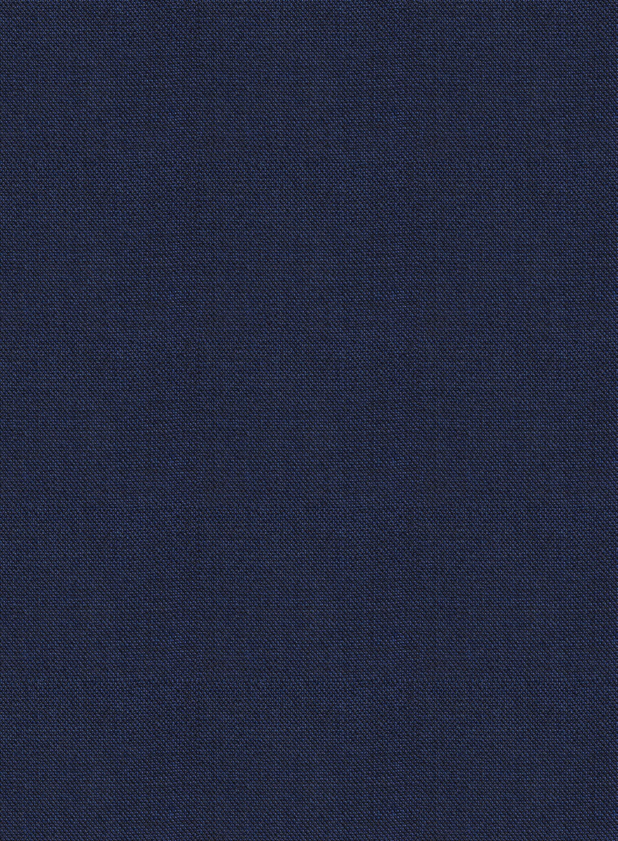 Bristol Dark Midnight Blue Sharkskin Pants - Image 3