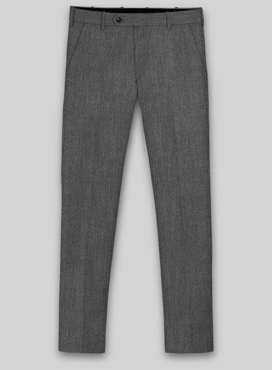 Bristol Gray Herringbone Suit - Image 5