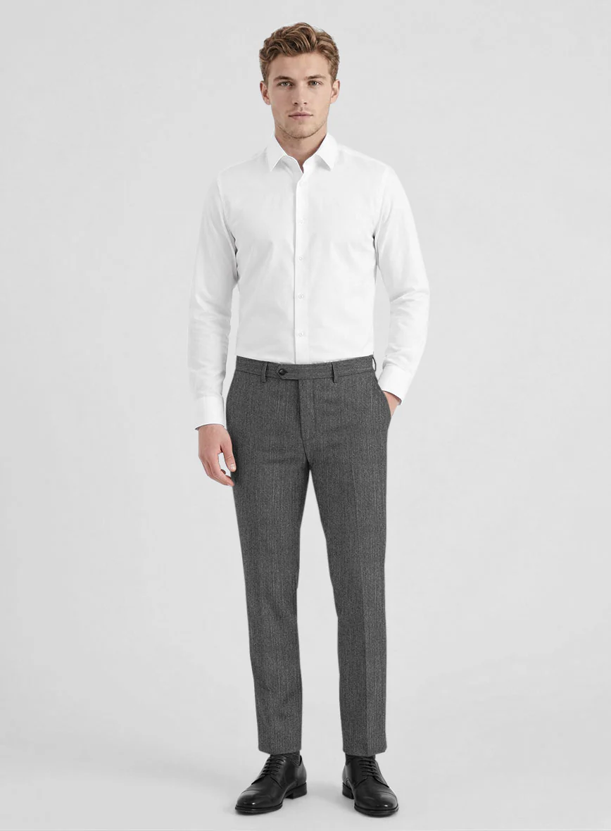 Bristol Gray Herringbone Suit - Image 7