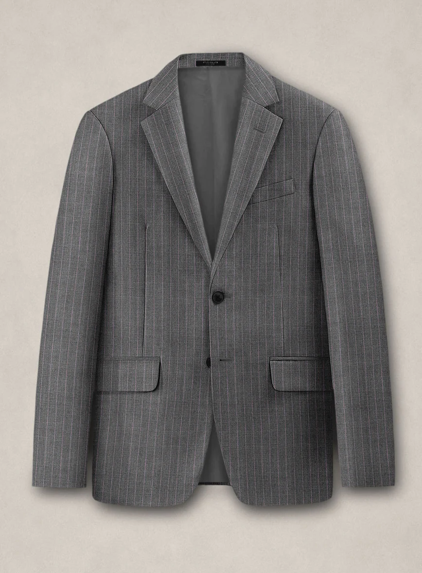 Bristol Gray Pinstripe Jacket
