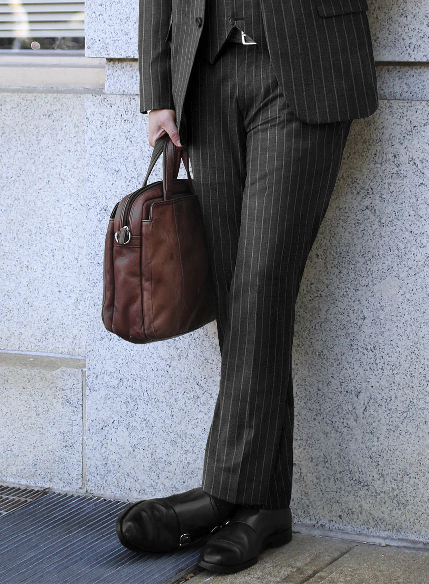 Bristol Gray Rope Stripe Pants - Image 3