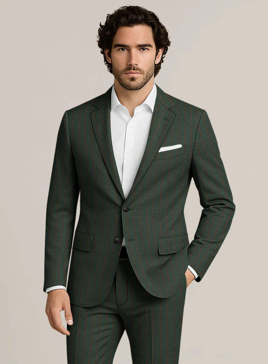 Bristol Green Rope Stripe Jacket - Image 2