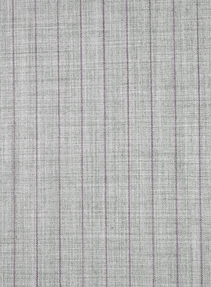 Bristol Light Gray Pinstripe Suit - Image 6
