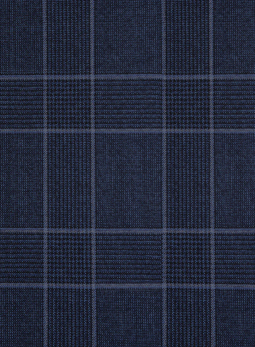 Bristol Marine Blue Windowpane Jacket - Image 3